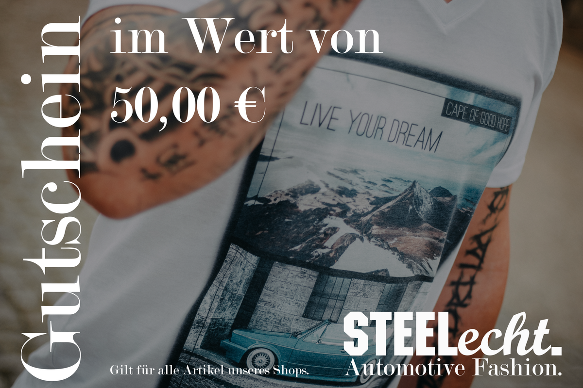 50€ Geschenkgutschein - STEELecht.