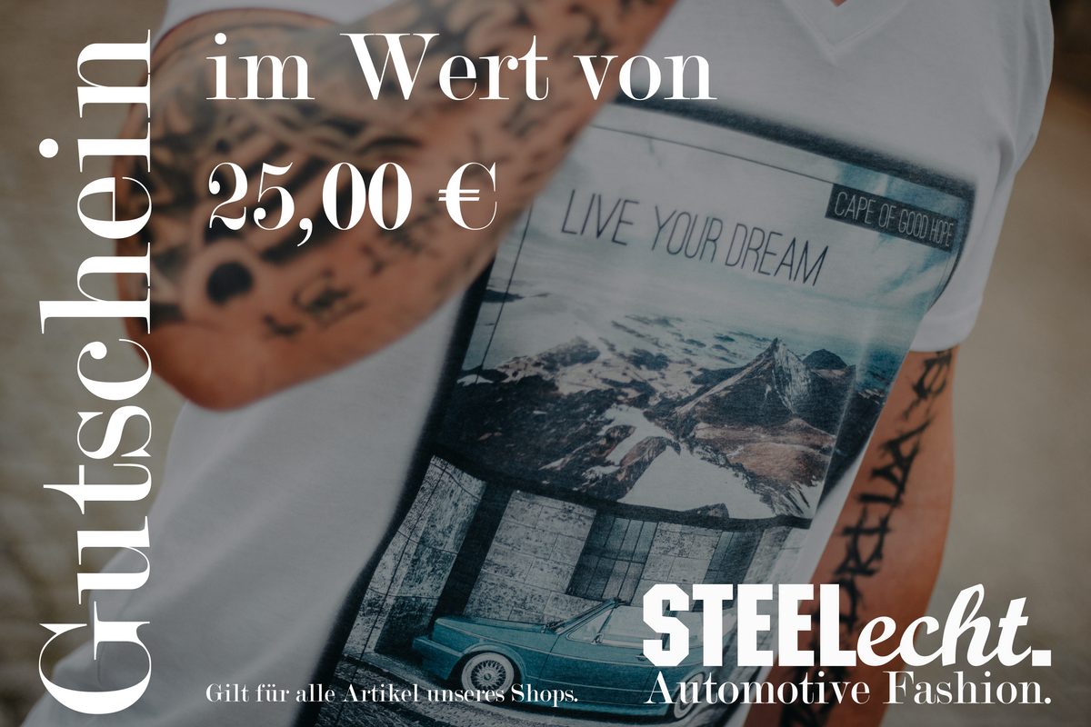 25€ Geschenkgutschein - STEELecht.